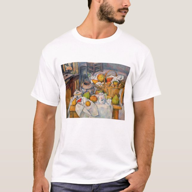 Camiseta Paul Cezanne - Natureza Morta com Cesta (Frente)