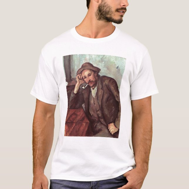 Camiseta Paul Cezanne | o fumador, 1891-92 (Frente)