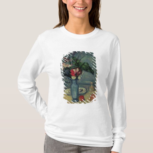 Camiseta Paul Cezanne | o vaso azul, 1889-90 (Frente)