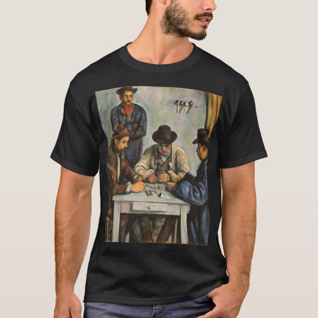 Camiseta Paul Cezanne - Os Jogadores De Cartão (Frente)