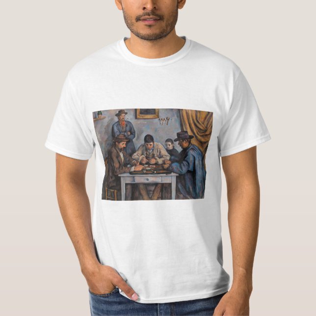 Camiseta Paul Cezanne - Os Jogadores De Cartão (Frente)