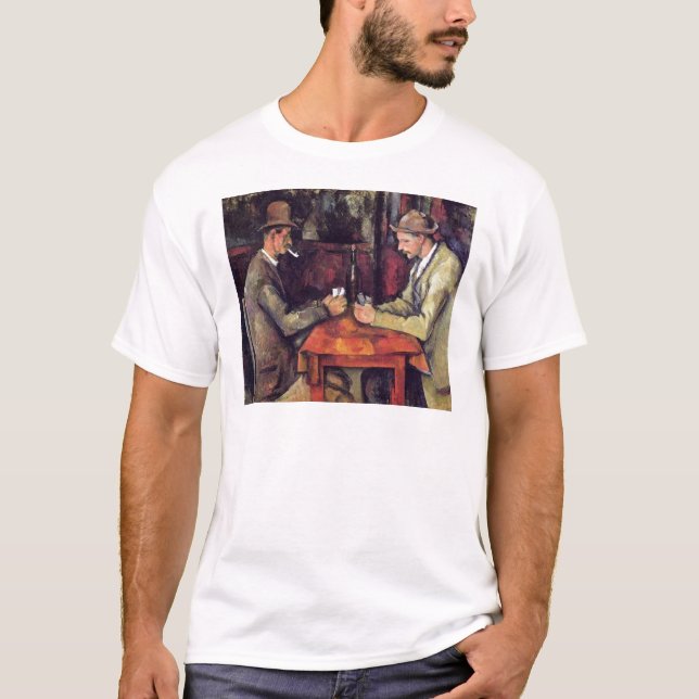 Camiseta Paul Cezanne - Os Jogadores De Cartas De Pintura D (Frente)