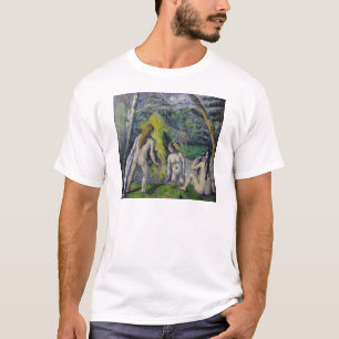 Camiseta Paul Cezanne   os três Bathers, c.1879-82