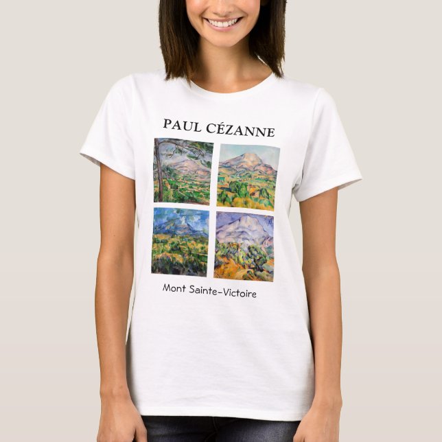 Camiseta Paul Cezanne - Seleção Mont Sainte-Victoire (Frente)