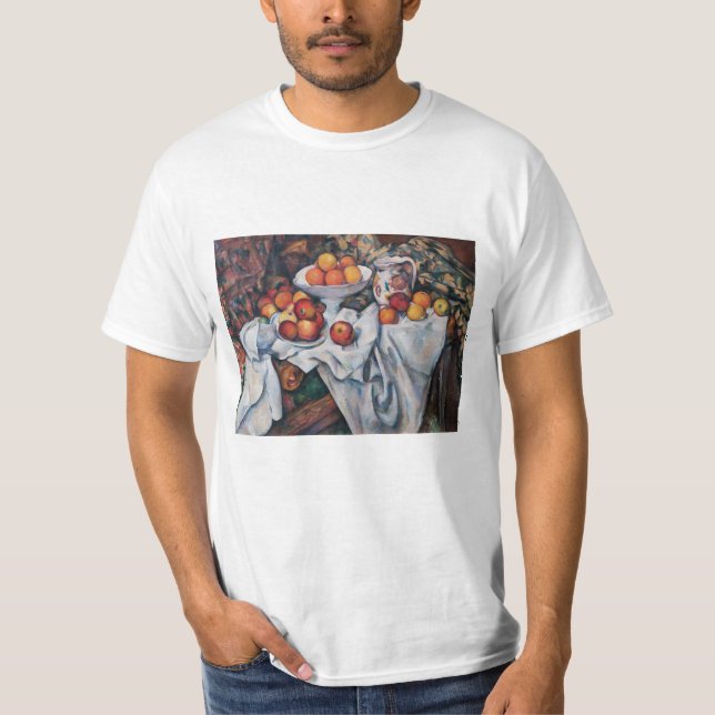 Camiseta Paul Cezanne - Vida Estática, Maçãs e Laranjas (Frente)