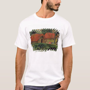 Camiseta Paul Gauguin as três cabanas, Tahiti, 1891-92