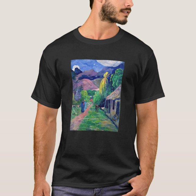 Camiseta Paul Gauguin - Rua no Taiti (Frente)