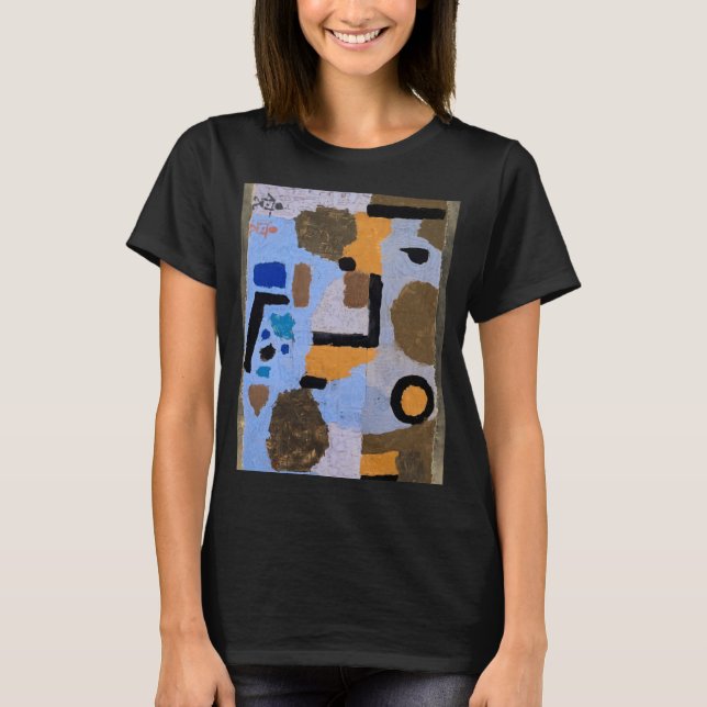 Camiseta Paul Klee Abstrato pintura de arte moderna (Frente)