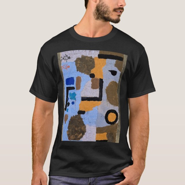 Camiseta Paul Klee Abstrato pintura de arte moderna (Frente)