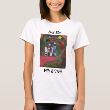 Paul Klee Villa R Cubist Pintura T-Shirt