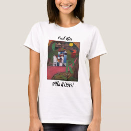 Camiseta Paul Klee Villa R Cubist Pintura T-Shirt
