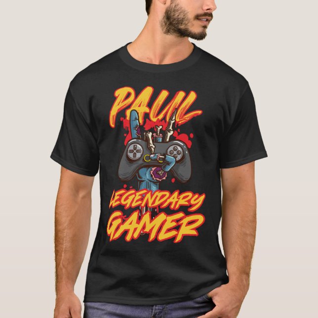 Camiseta Paul Legendary Gamer (Frente)