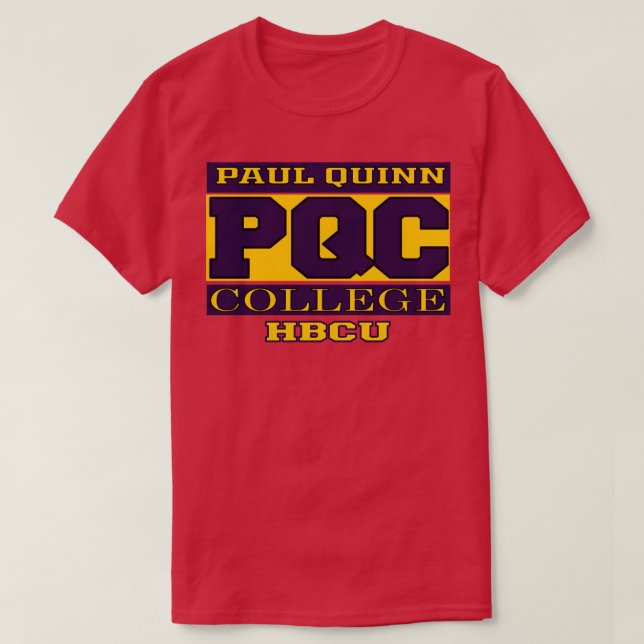 Camiseta Paul Quinn College Roupa (Frente do Design)