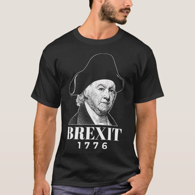 Camiseta Paul Revere Brexit 1776 4º Do Patriota De Julho (Frente)