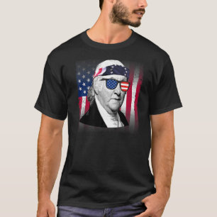 Camiseta Paul Revere EUA Flag Patriótico Americano 4º