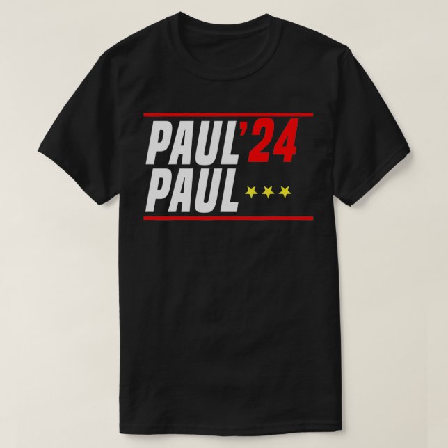 Camiseta Paul Ron Paul 2024 (Frente do Design)