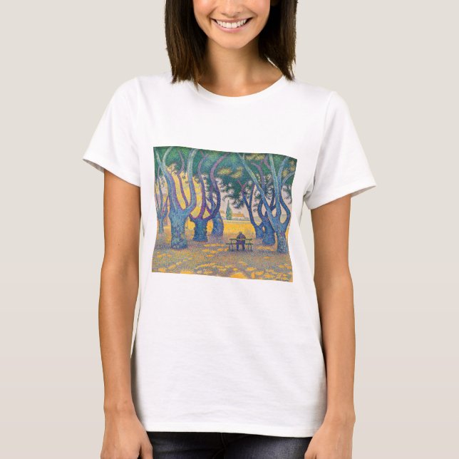Camiseta Paul Signac - Place des Lices, Saint-Tropez (Frente)