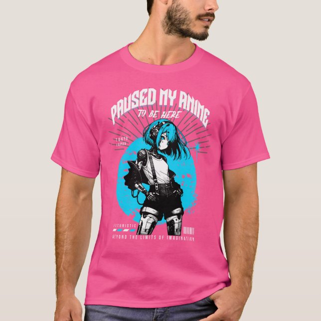 Camiseta Pausa no meu anime (Frente)