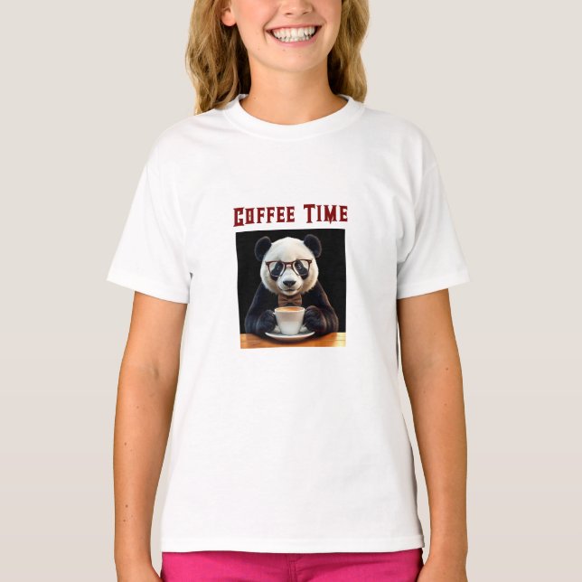Camiseta Pausa para Café do Panda (Frente)