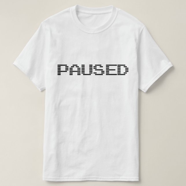 CAMISETA PAUSADO (Frente do Design)