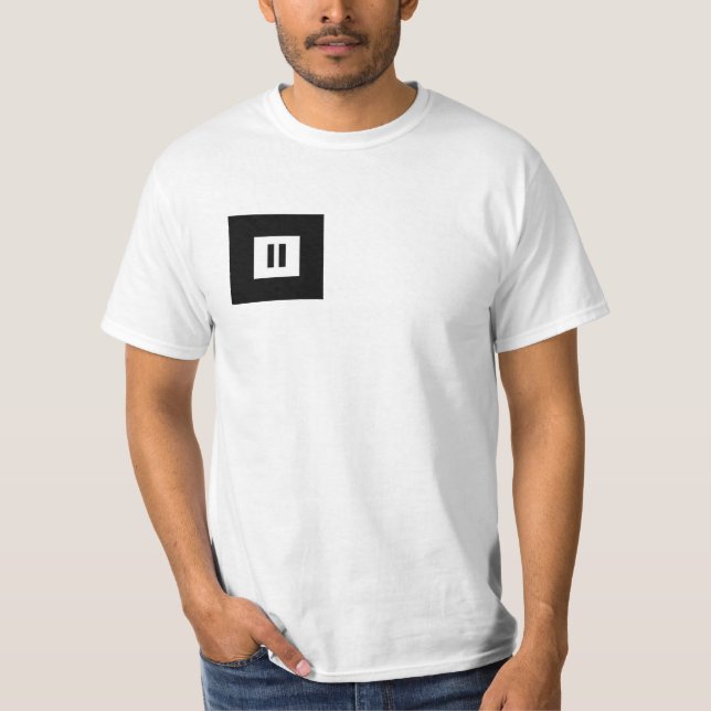 Camiseta pause (Frente)