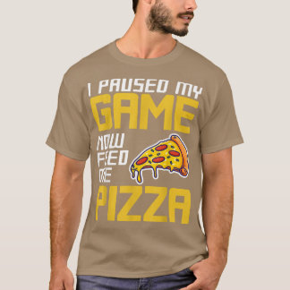 Camiseta Pausei Meu Jogo, Gamers Sarcásticos Engraçados Piz