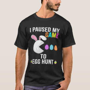 Camiseta Pausei Meu Jogo Para Ovo, Jogo De Caça, Coelho