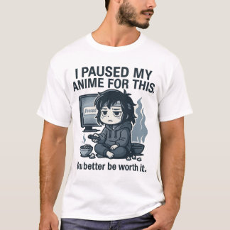 Camiseta Pauso Meu Anime por Isso
