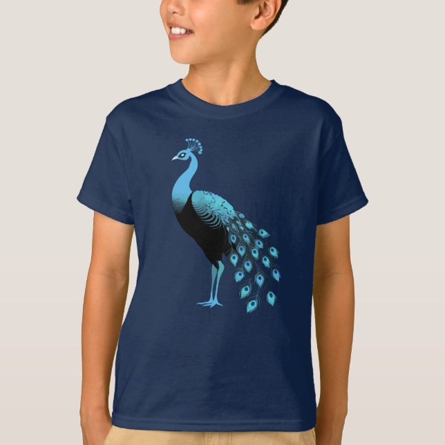Camiseta Pavão Azul (Frente)