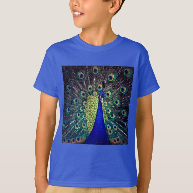Camiseta Pavão Azul Cobalto (Frente)