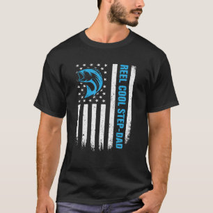 Camiseta Pavilhão Americano de Belga Legal e Pai de Pesca 