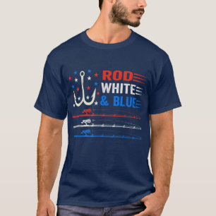 Camiseta Pavilhão Americano Pesca 4 De Julho Pescador Patri