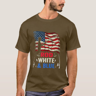 Camiseta Pavilhão Americano Pesca 4 De Julho Pescador Patri