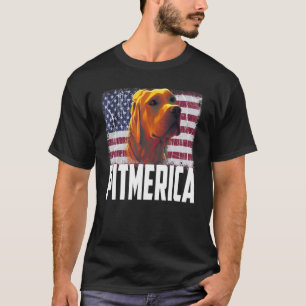 Camiseta Pavilhão americano Pitbull Cão Mãe Pai Patriótico