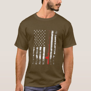 Camiseta Pavilhão Americano Rod USA Presente Patriótico