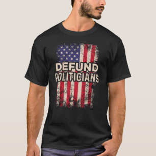 Camiseta Pavilhão Anti-Governo dos Políticos Defensores d