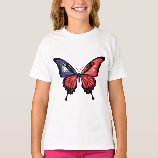 Camiseta Pavilhão da Borboleta Swallowtail de Taiwan (Frente)