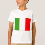 Camiseta pavilhão da Itália<br><div class="desc">Bandeira da Itália</div>