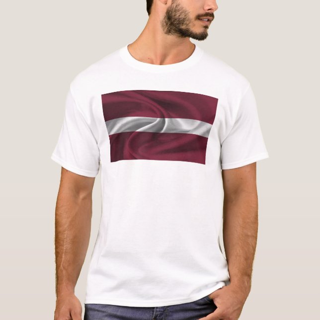 Camiseta Pavilhão Da Letónia (Frente)