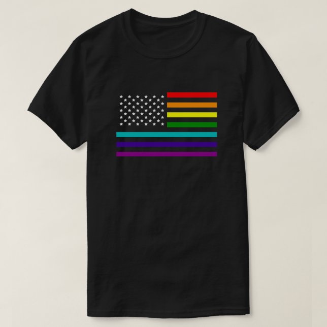 CAMISETA PAVILHÃO DE CORREIO DOS ESTADOS UNIDOS DA IGUALDAD (Frente do Design)