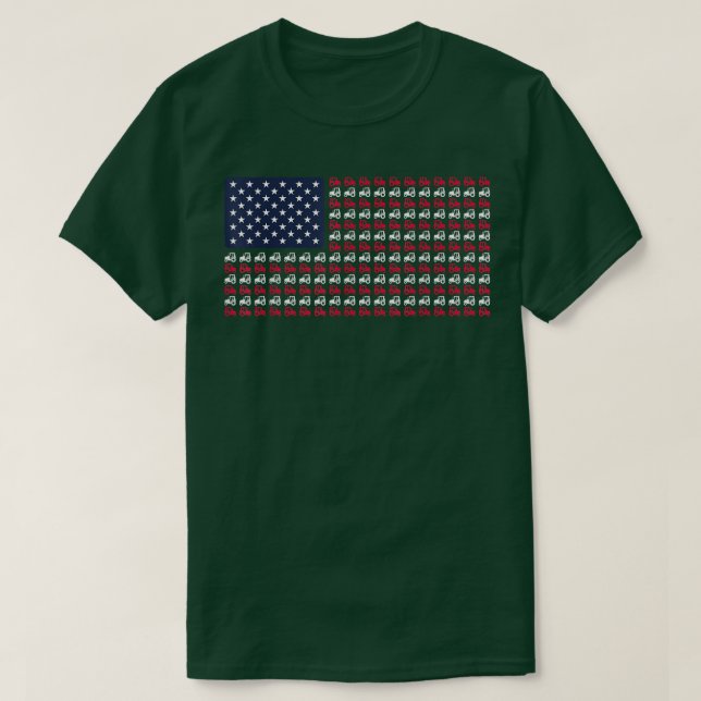 Camiseta Pavilhão de fazendeiros do Mens (Frente do Design)