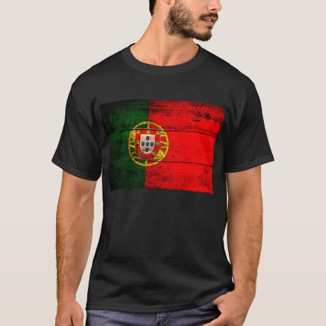 Camiseta Pavilhão de Madeira Antiga; (Frente)