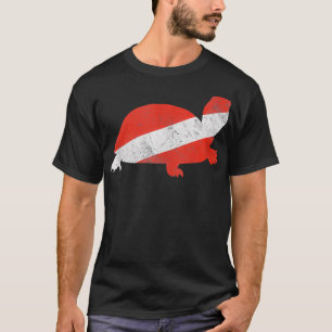 Camiseta Pavilhão de Mergulho de Tartaruga Marítima Scuba A