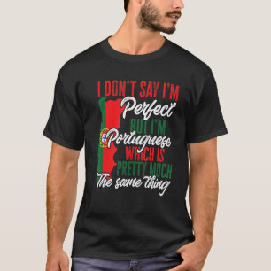 Camiseta Pavilhão de Portugal sou perfeito, sou esportes po
