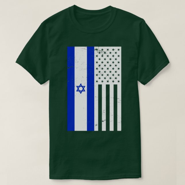 Camiseta Pavilhão dos EUA de Israel (Frente do Design)