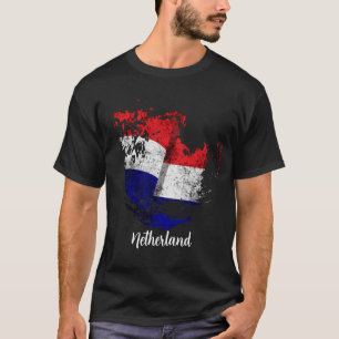 Camiseta pavilhão dos Países Baixos