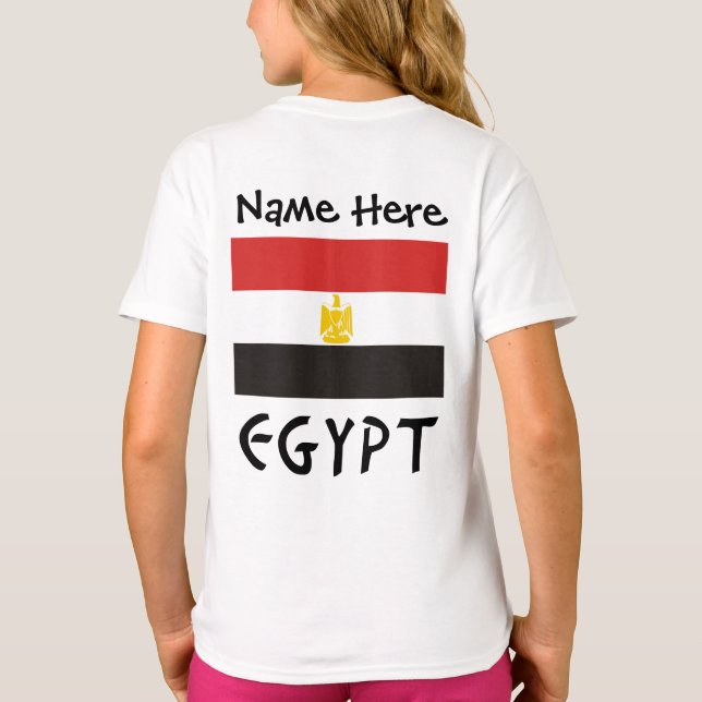 Camiseta Pavilhão Egípcio Personalizado (Verso)