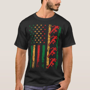 Camiseta Pavilhão Esportivo Americano História Negra Trilha