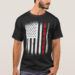Camiseta Pavilhão Esportivo Dos Eua Sprint Car Racing 2
