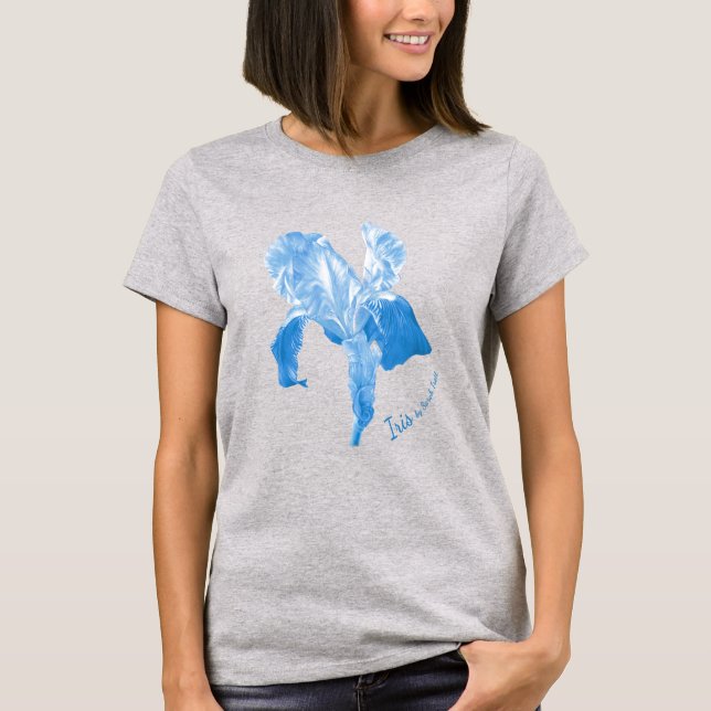 Camiseta Pavilhão Iris art sky blue hue t-shirt (Frente)